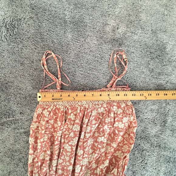 Faherty Renata Jumpsuit Medium Floral Fairy Coquette Festival Boho Western 19143 - Picture 7 of 13